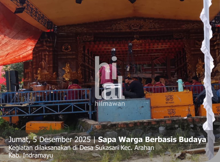 Hilal Hilmawan Sapa Warga Desa Sukasari dalam Balutan Budaya Sandiwara