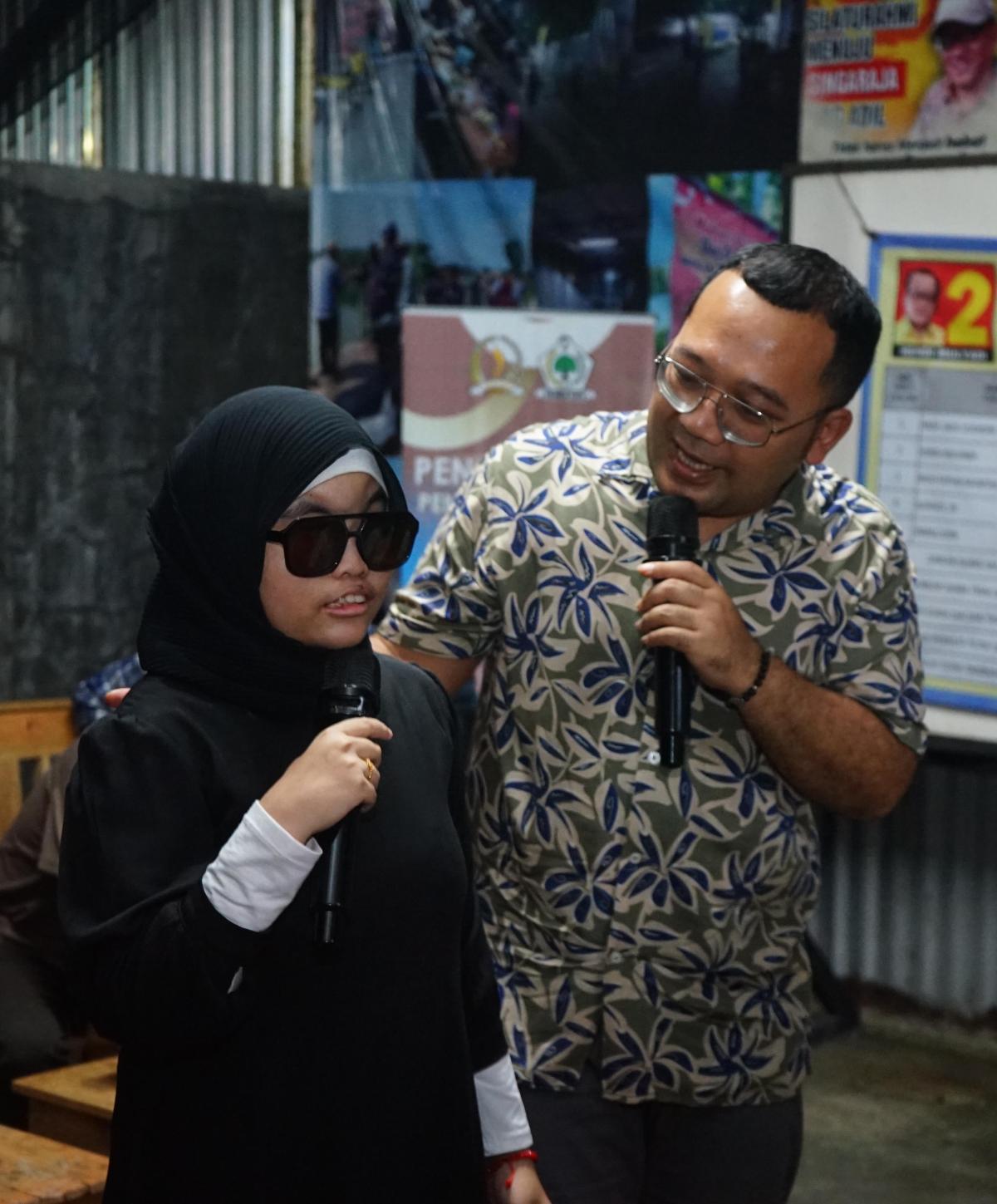 Bikin Merinding, Sosok Nok Jesika Sang Hafidzah Istimewa Membuat Terpukau Masyarakat Desa Singaraja