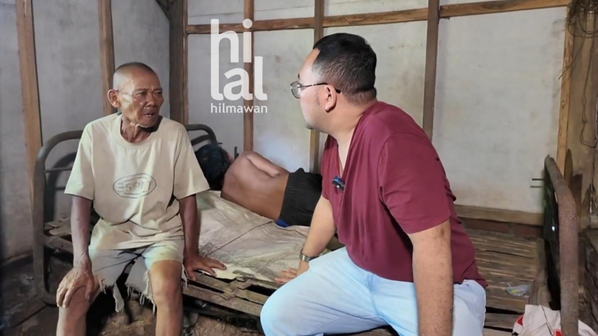 Wadul Mas Hilal: Mas Hilal Hilmawan Bertekad Bedah Gubuk Lansia yang Rawat Anak ODGJ di Indramayu