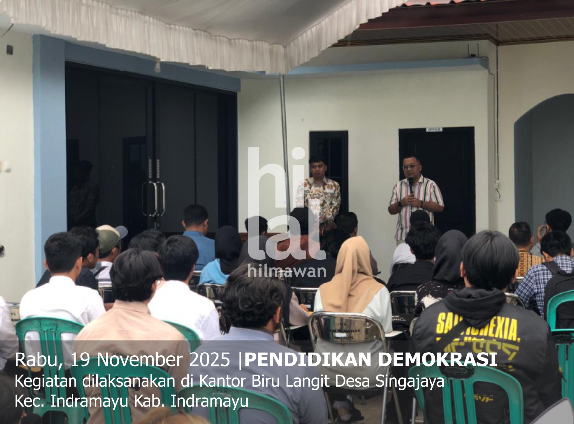 Tingkatkan Partisipasi Pemuda, Hilal Hilmawan Gelar Pendidikan Demokrasi di Desa Singajaya